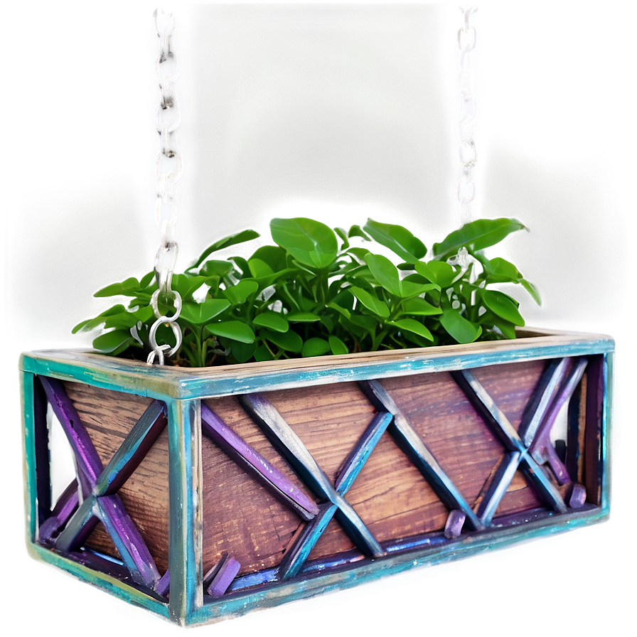 Hanging Planter Box Png Ggp PNG Image