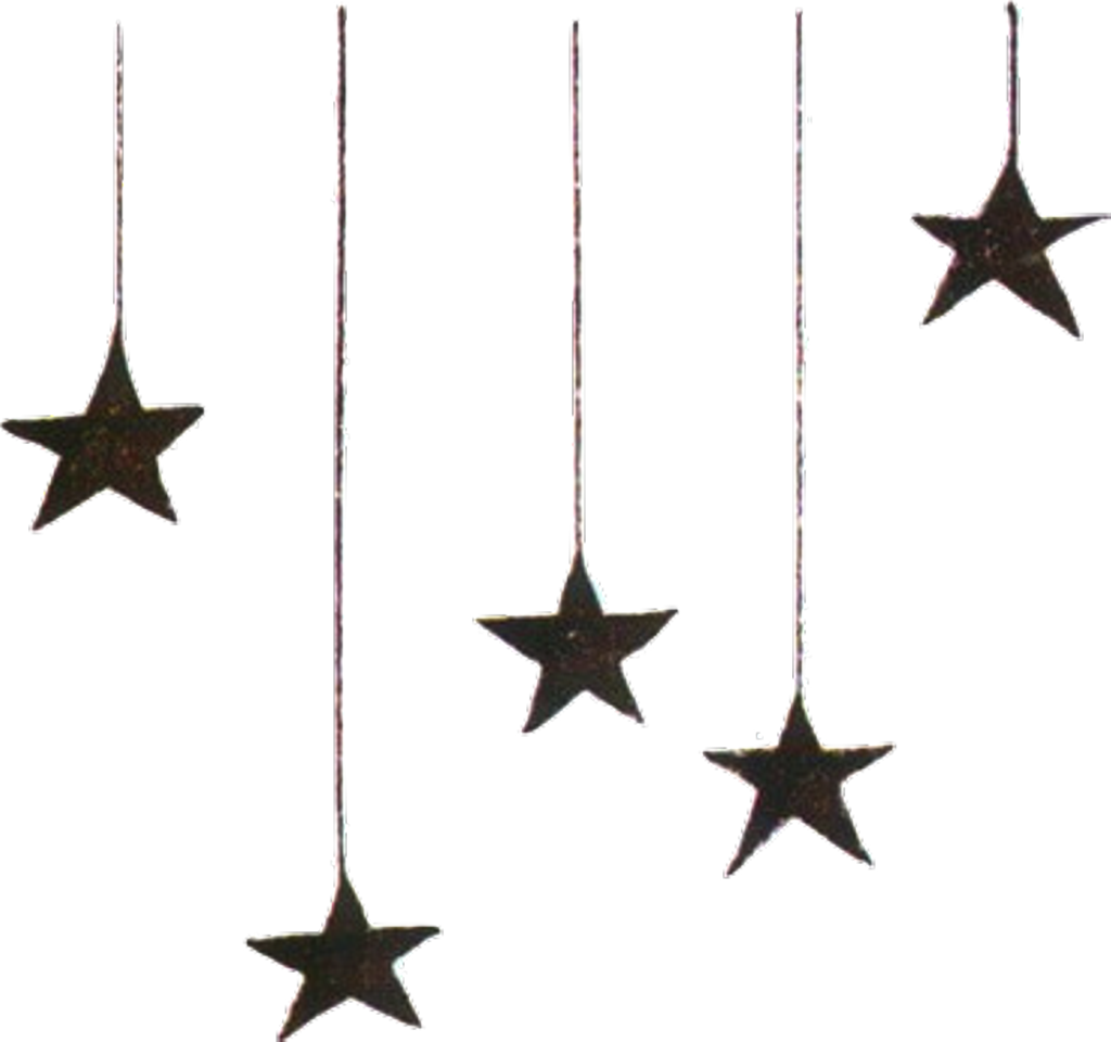 Hanging Stars Decoration.png PNG Image