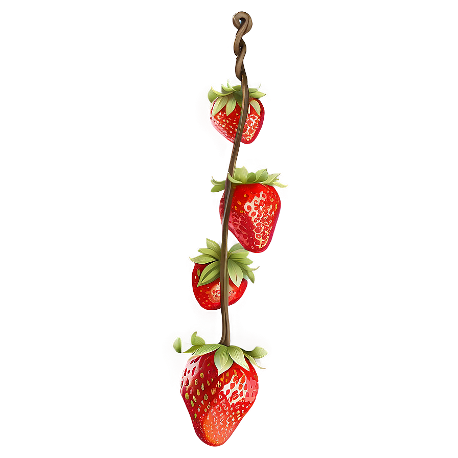 Hanging Strawberry Png 05042024 PNG Image