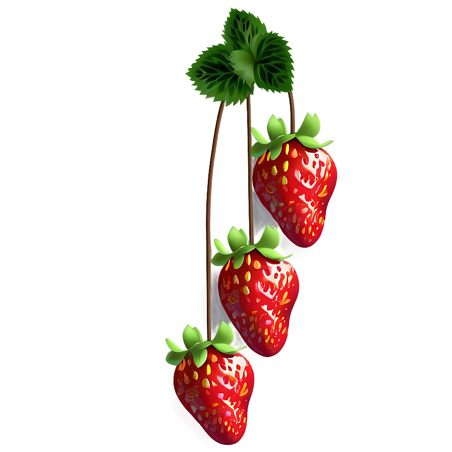 Hanging Strawberry Png Jcy PNG Image