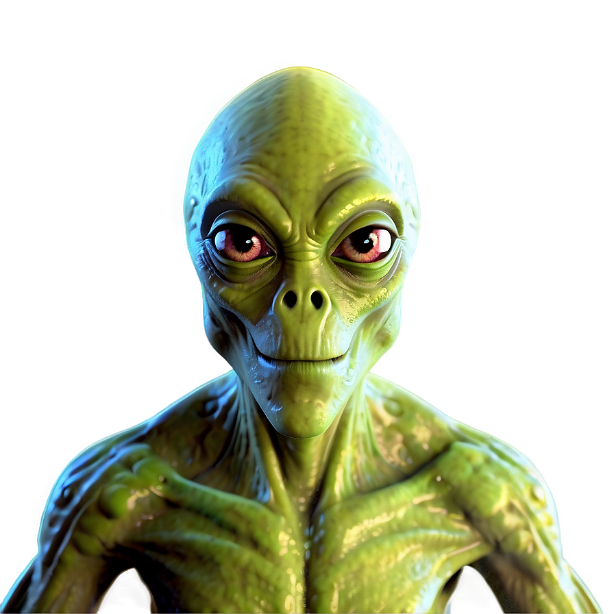 Happy Alien Cartoon Png Hpu20 PNG Image