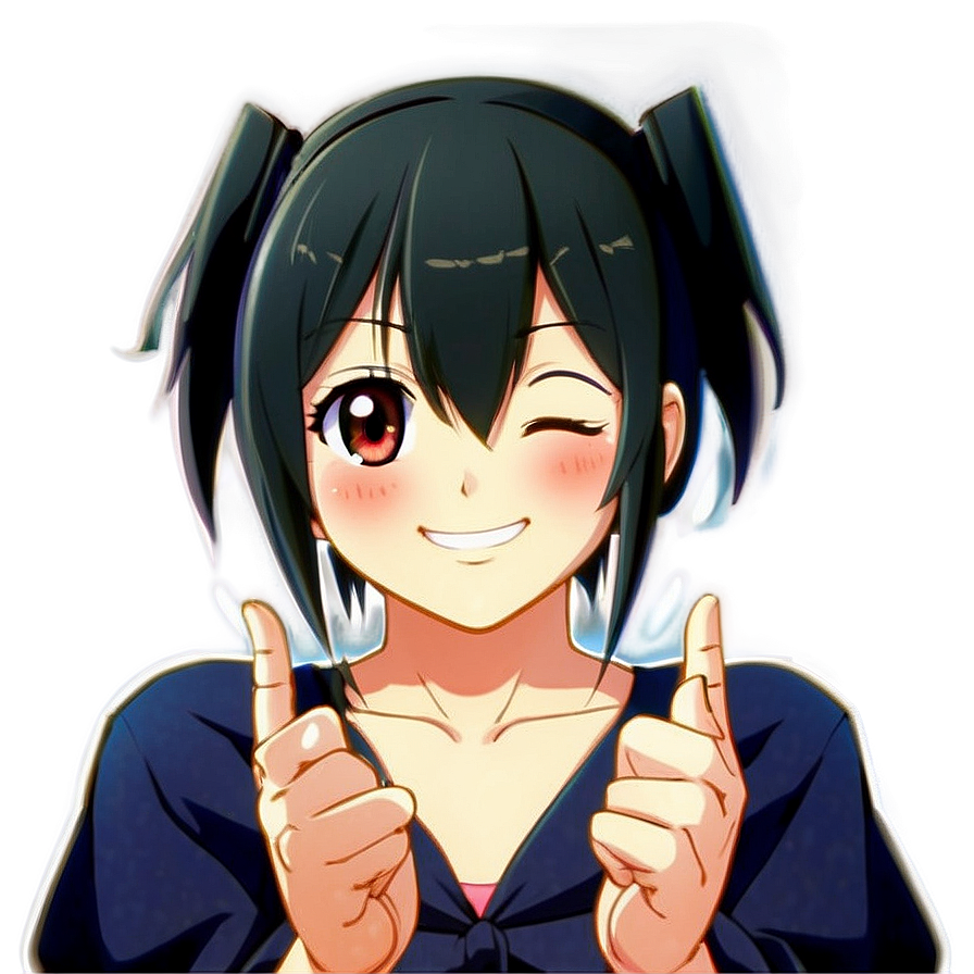 Happy Anime Blush Png Kqs93 PNG Image