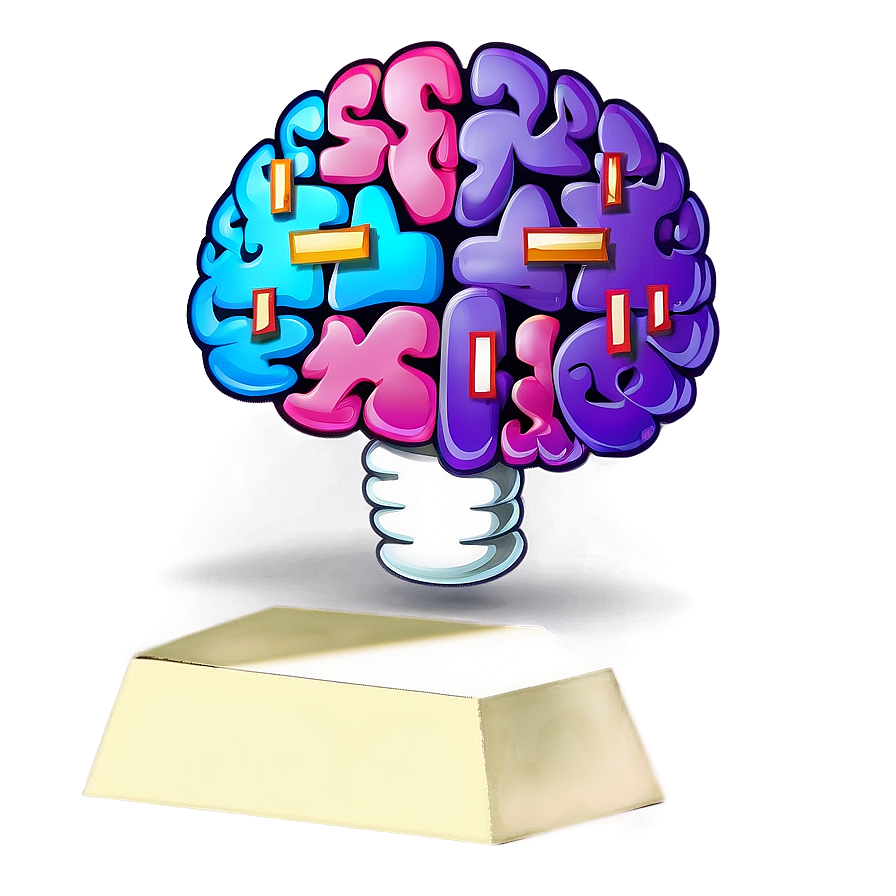 Happy Brain Cartoon Png Gen29 PNG Image