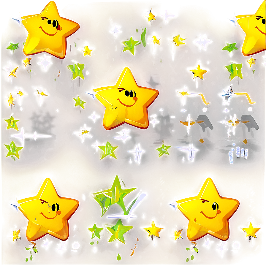 Happy Cartoon Star Png Wgr42 PNG Image