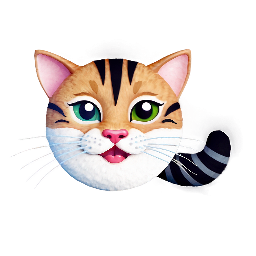 Happy Cat Emoji Png B PNG Image