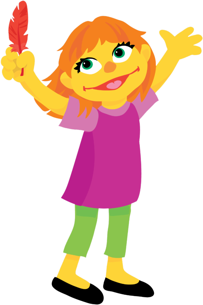 Happy Child Holding Feather PNG Image