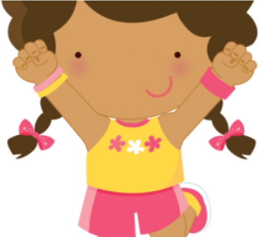 Happy Child Runner Cartoon PNG Image