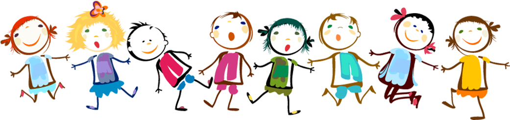 Happy Children Cartoon Chain PNG Image