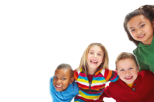 Happy Children Together PNG Image