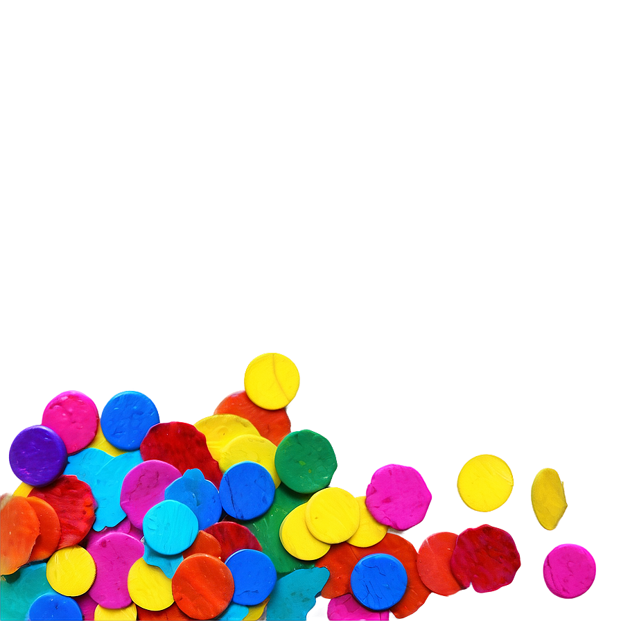 Happy Confetti Colors Png 11 PNG Image