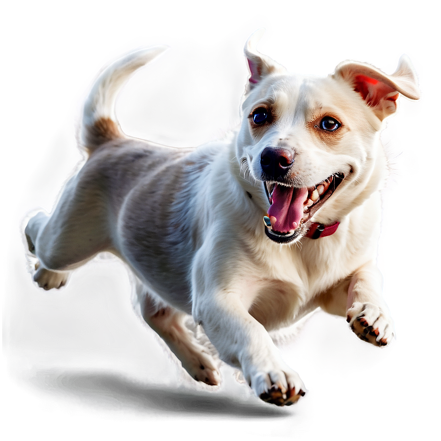 Happy Dog Running Png Etf PNG Image