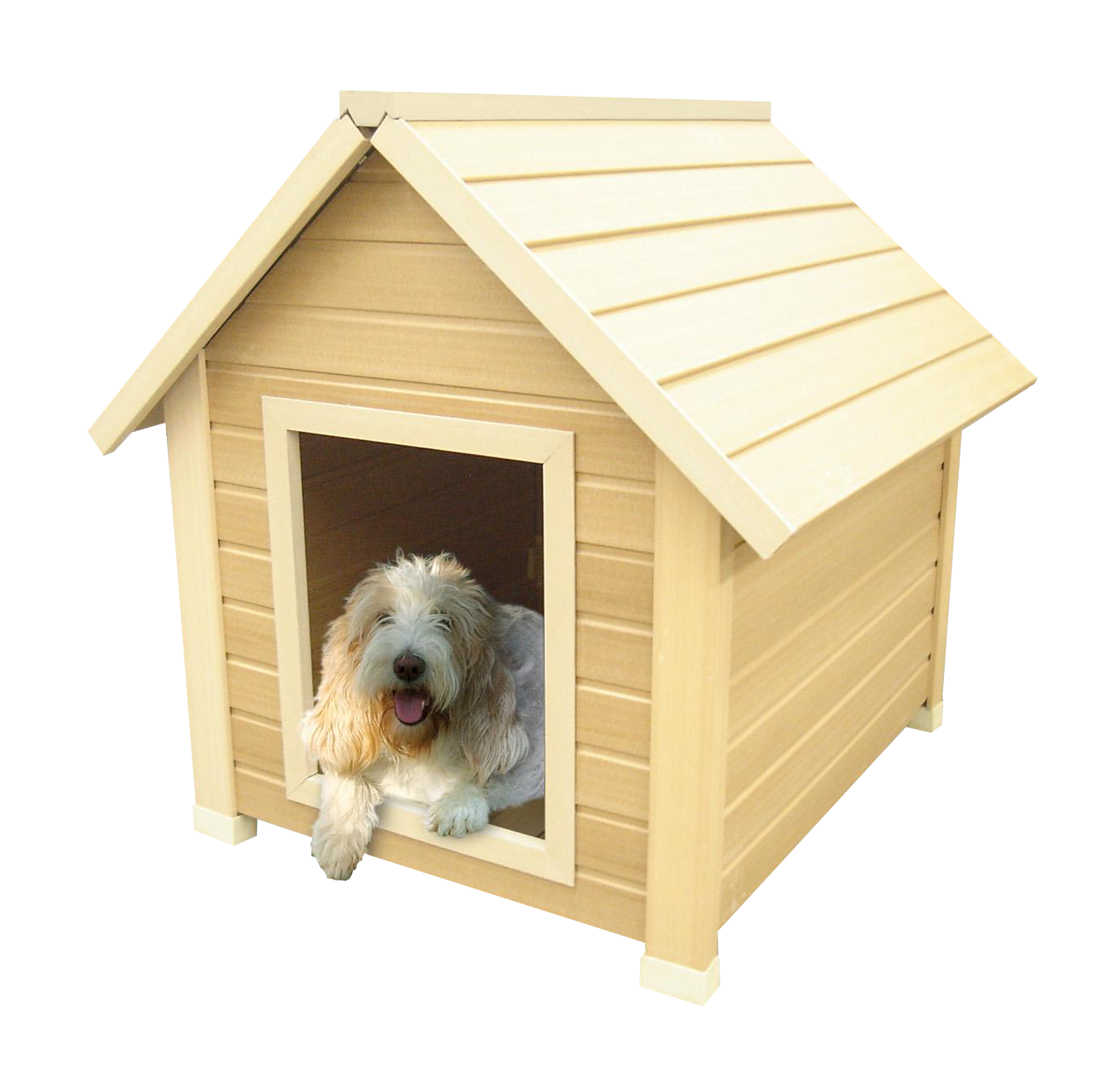 Happy Dogin Wooden House.png PNG Image