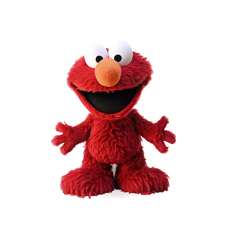 Happy Elmo Clipart Png Bbv PNG Image