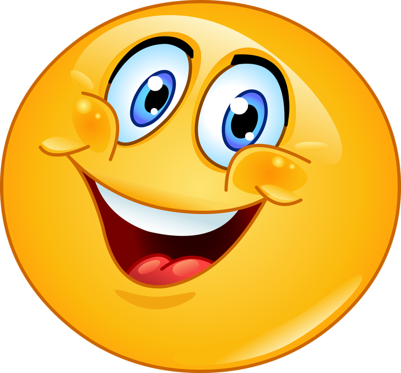 Happy Emoji Cartoon Graphic PNG Image