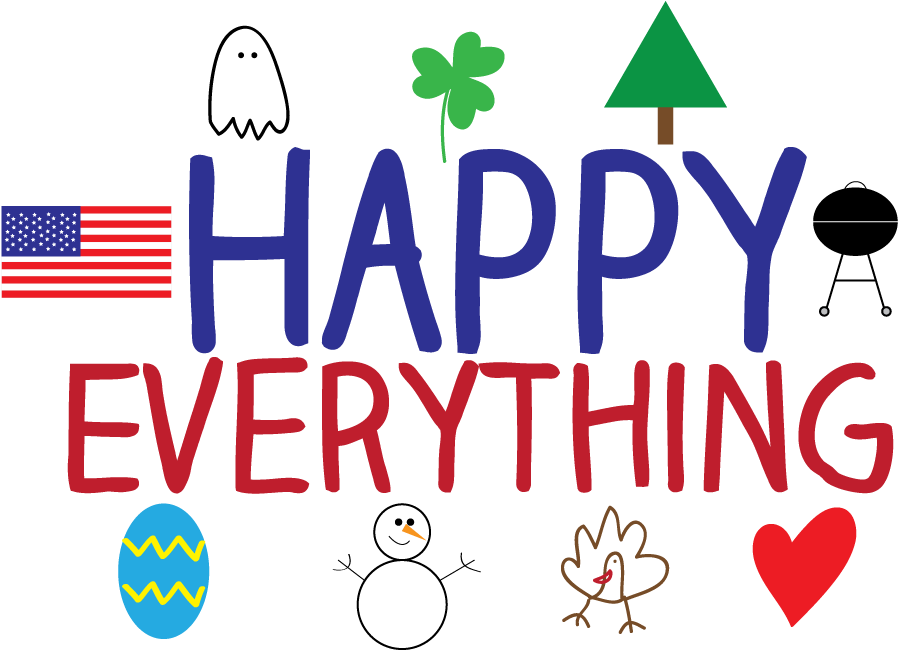 Happy Everything Holiday Graphic PNG Image