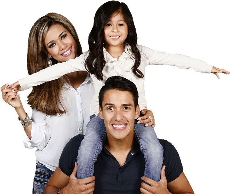 Happy Family Portrait Smiling PNG Image