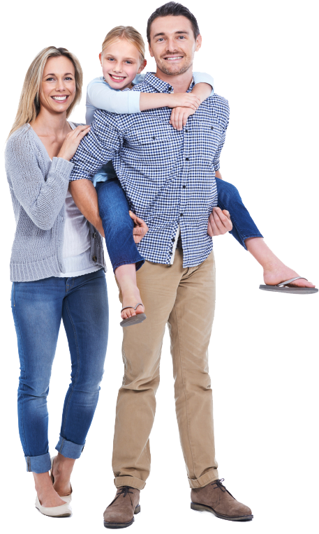 Happy Family Portrait Smiling PNG Image