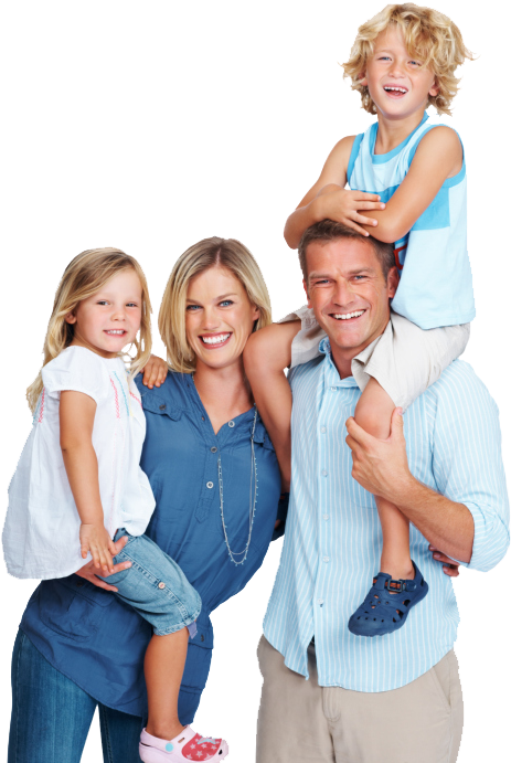 Happy Family Portrait Smiling PNG Image