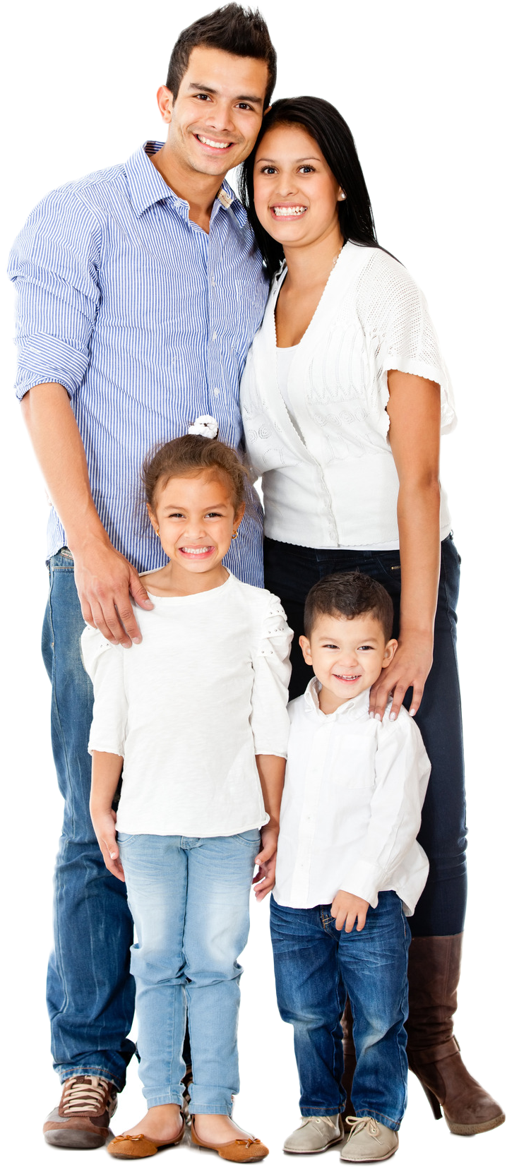 Happy Family Portrait Smiling PNG Image