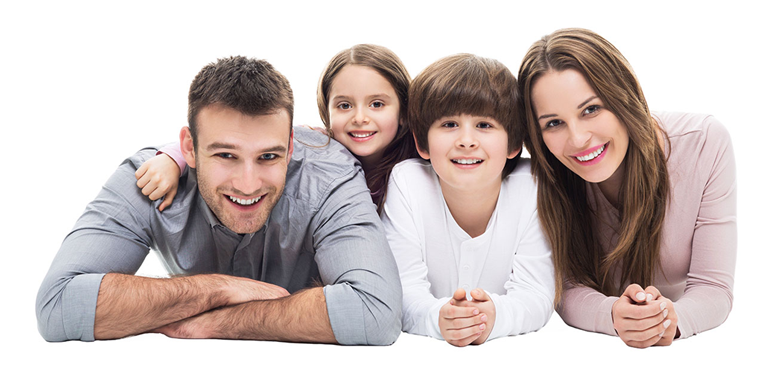 Happy Family Smiling Together PNG Image