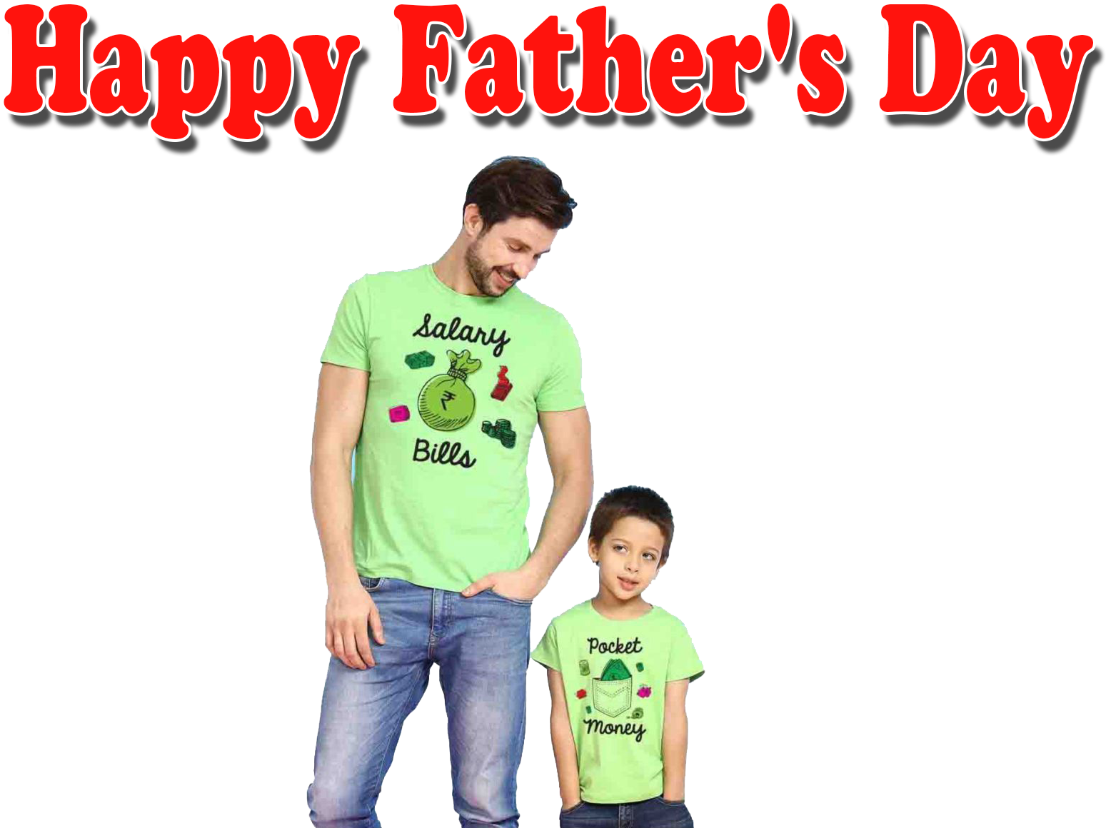 Happy Fathers Day Celebration PNG Image