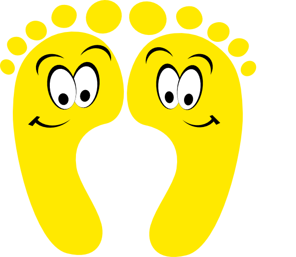 Happy Feet Cartoon Illustration PNG Image