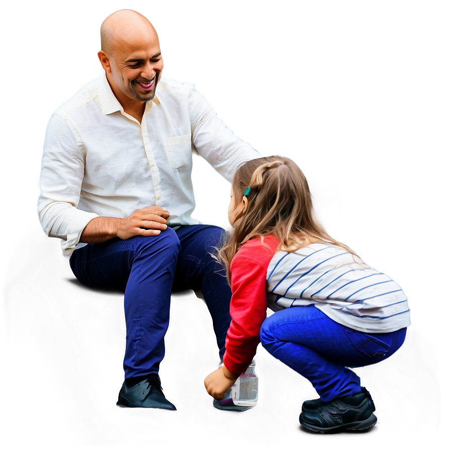 Happy Girl Dad Png 20 PNG Image