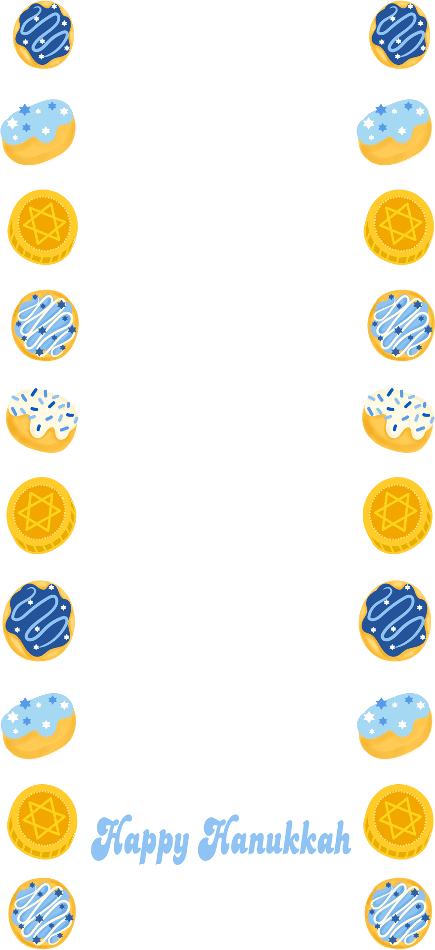 Happy Hanukkah Snapchat Sticker PNG Image