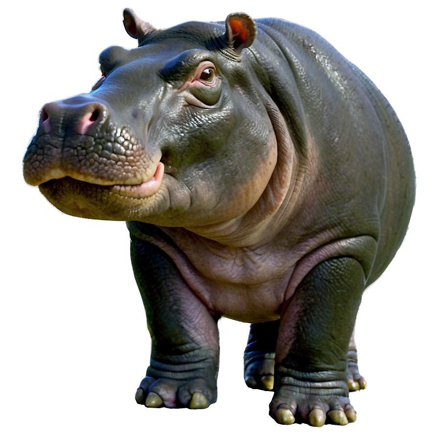 Happy Hippo Png Viu PNG Image