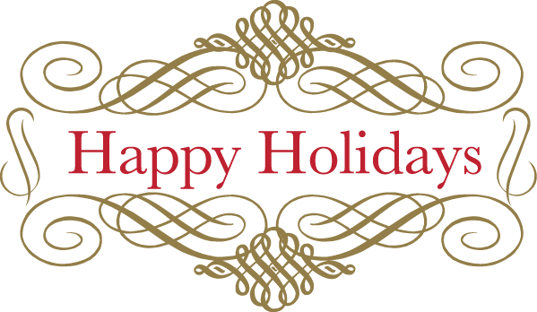 Happy Holidays Greeting Card Design PNG Image