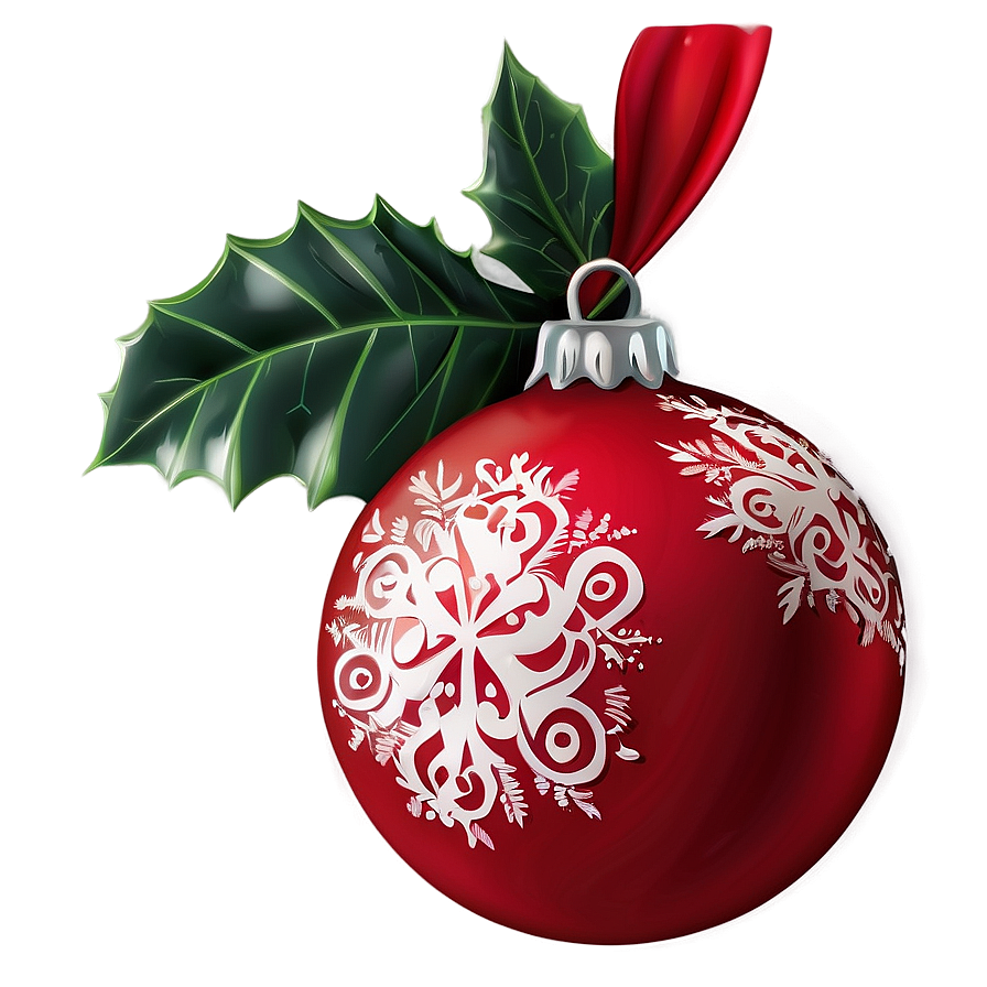 Happy Holidays Holly Decoration Png Deg PNG Image