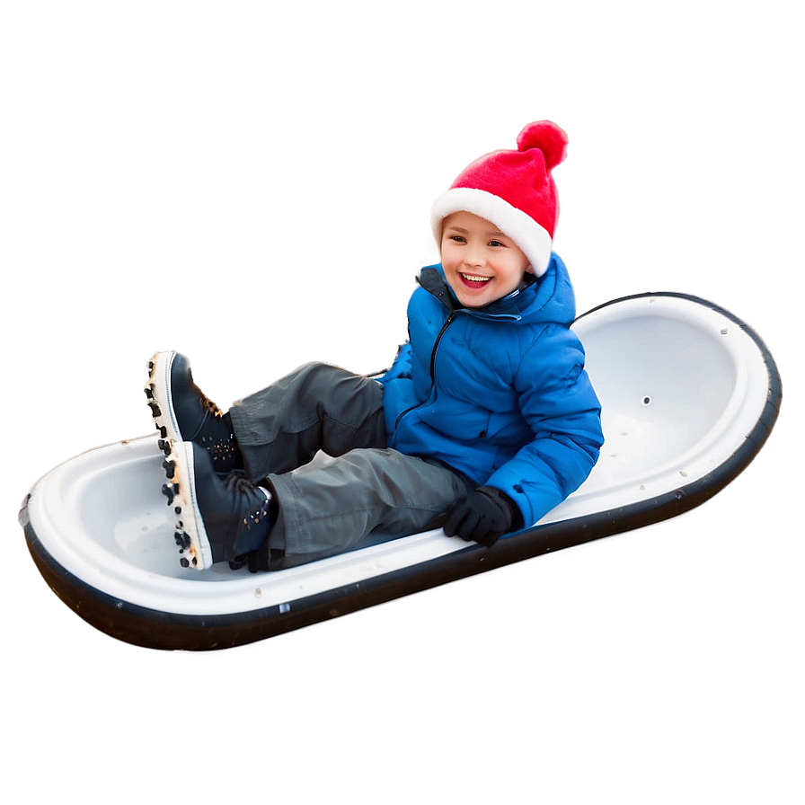 Happy Holidays Sledding Adventure Png 54 PNG Image