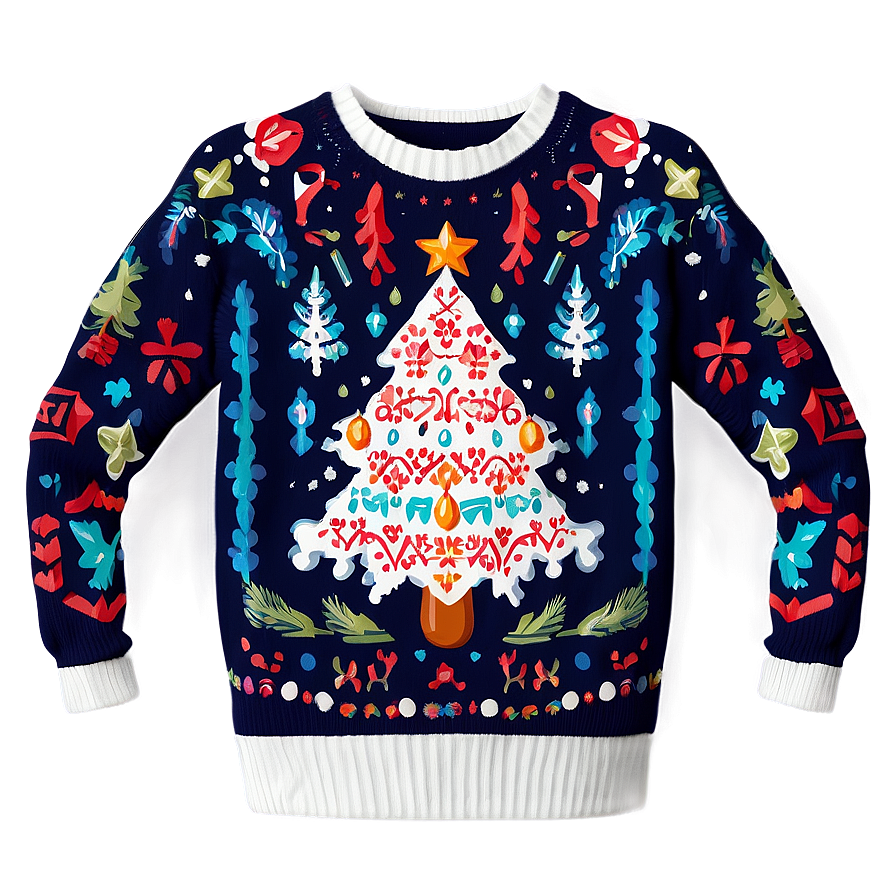 Happy Holidays Winter Sweater Png 41 PNG Image