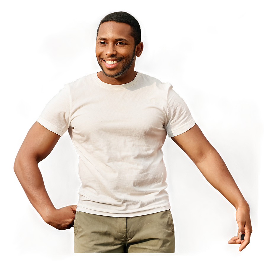 Happy Man In Park Png 90 PNG Image