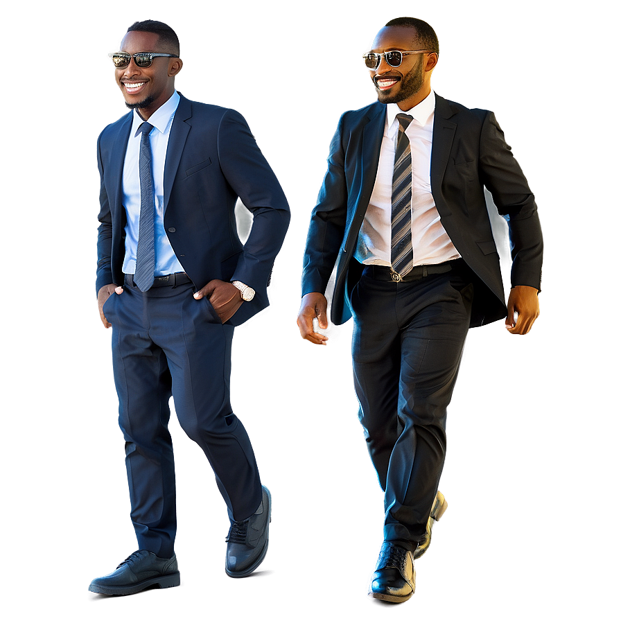 Happy Man In Suit Png Prk PNG Image