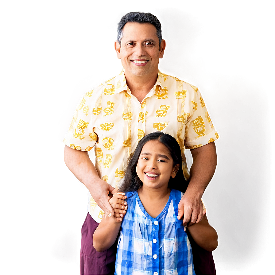 Happy Man With Family Png 69 PNG Image