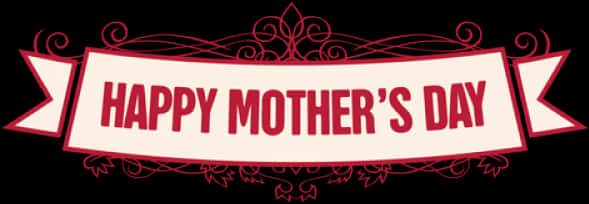 Happy Mothers Day Banner PNG Image