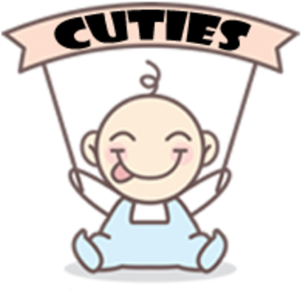 Happy Newborn Cartoon Swing PNG Image