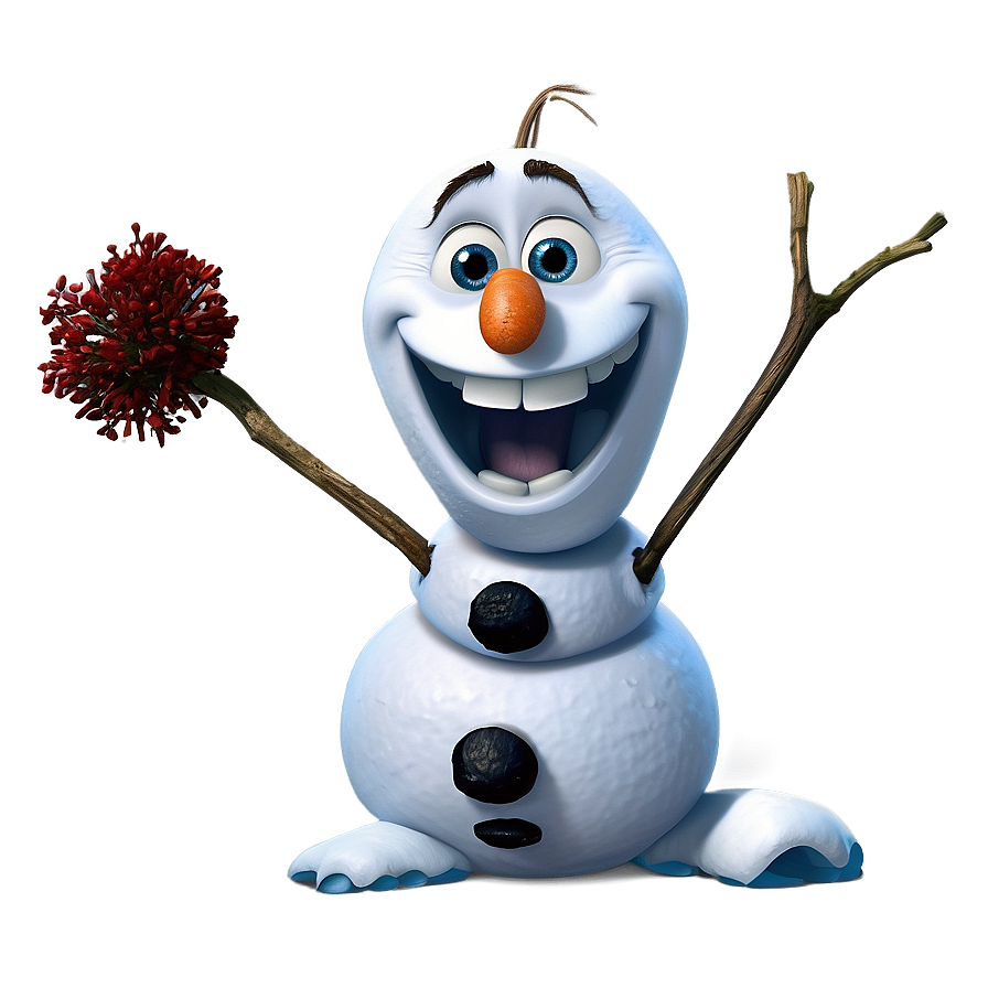 Happy Olaf Cartoon Png Wor81 PNG Image