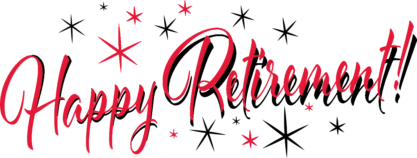 Happy Retirement Celebration PNG Image