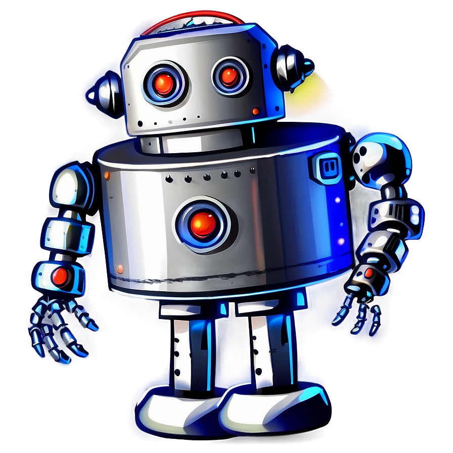 Happy Robot Clipart Png 13 PNG Image