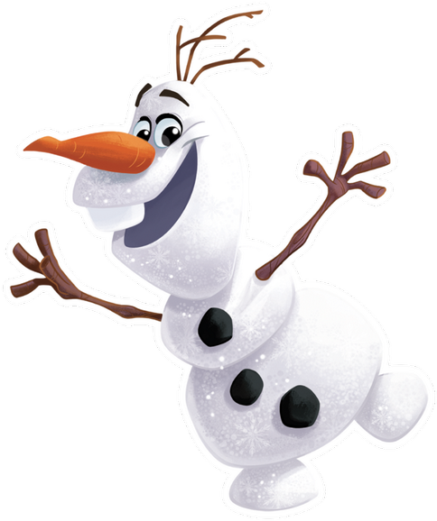 Happy Snowman Cartoon Character PNG Image