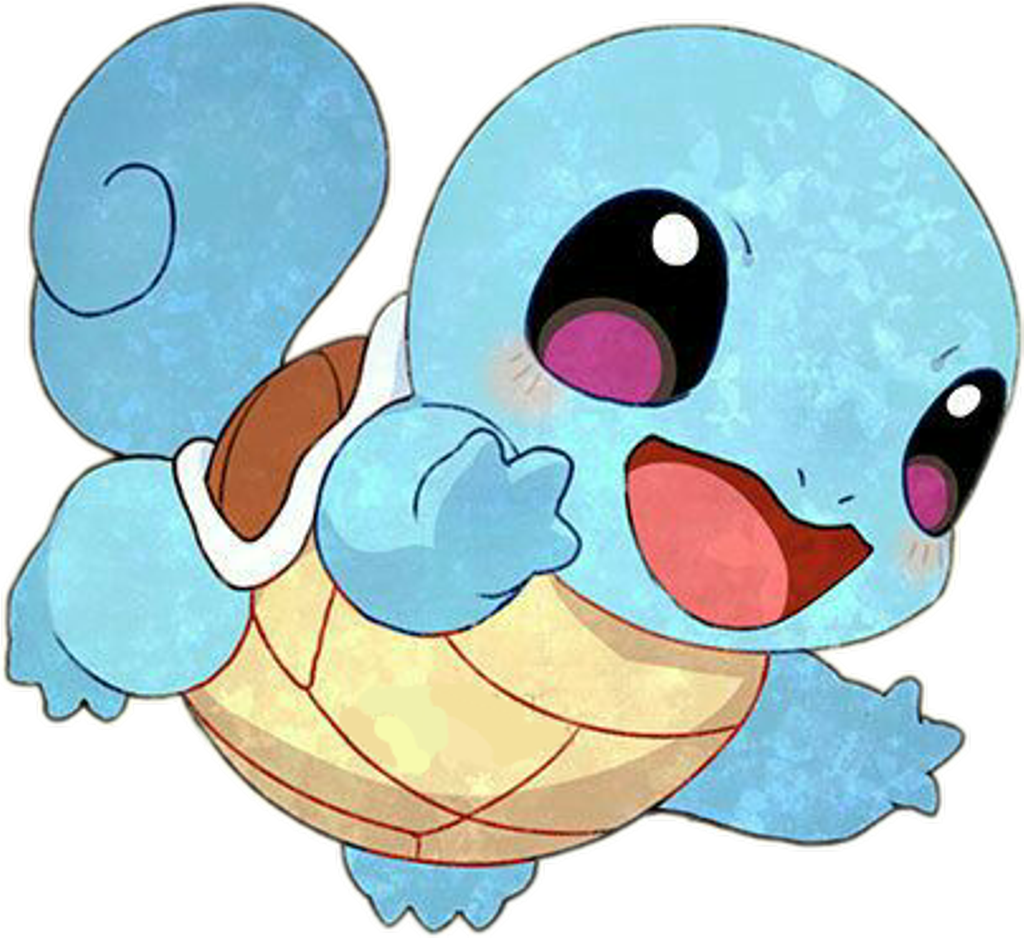 Happy Squirtle Artwork PNG Image