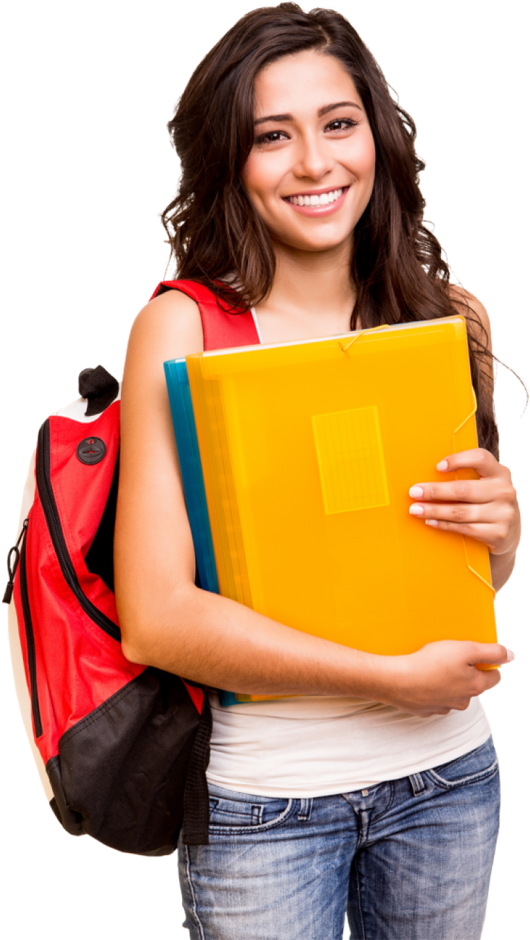 Happy Studentwith Backpackand Books PNG Image