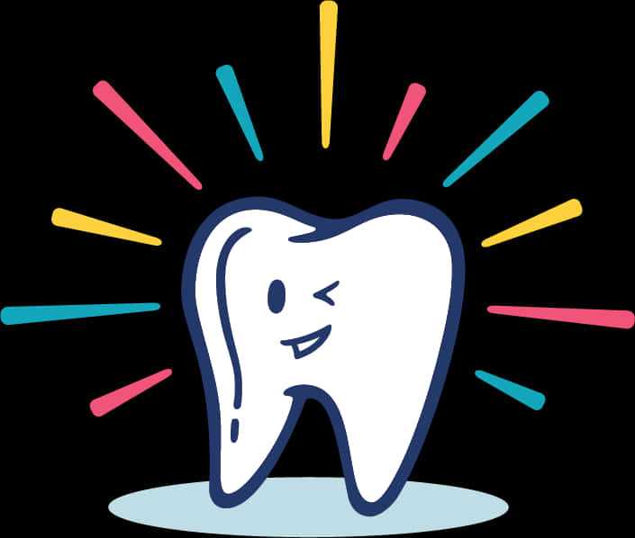 Happy Tooth Celebration PNG Image