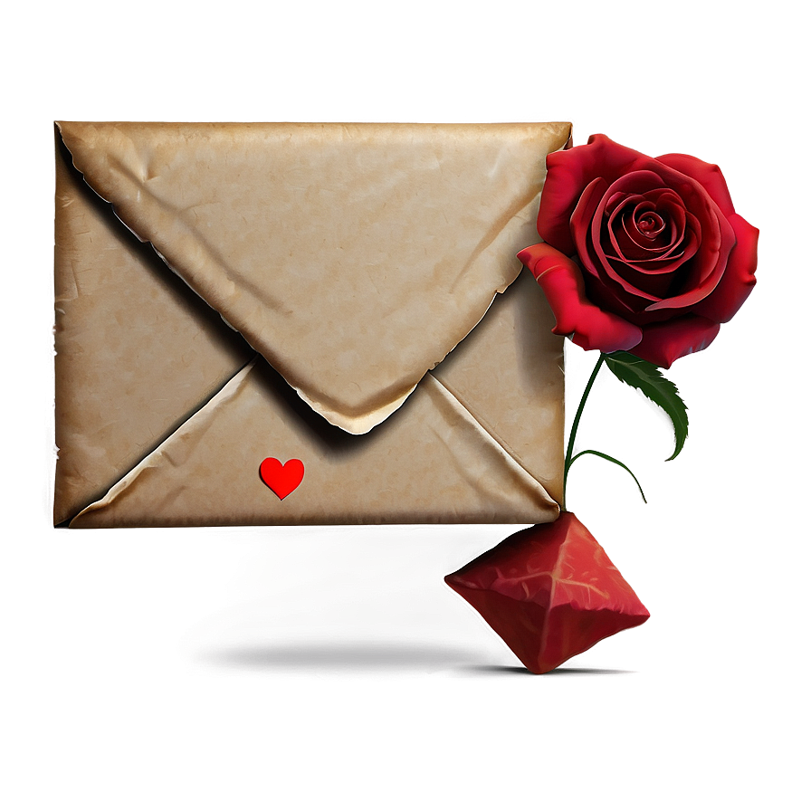 Happy Valentine's Day Love Letter Png Qwr PNG Image