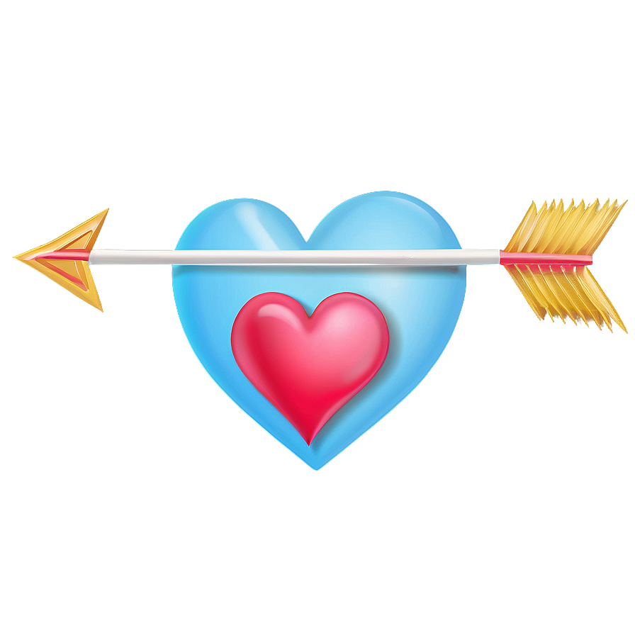 Happy Valentines Day Arrow Png Tfj38 PNG Image