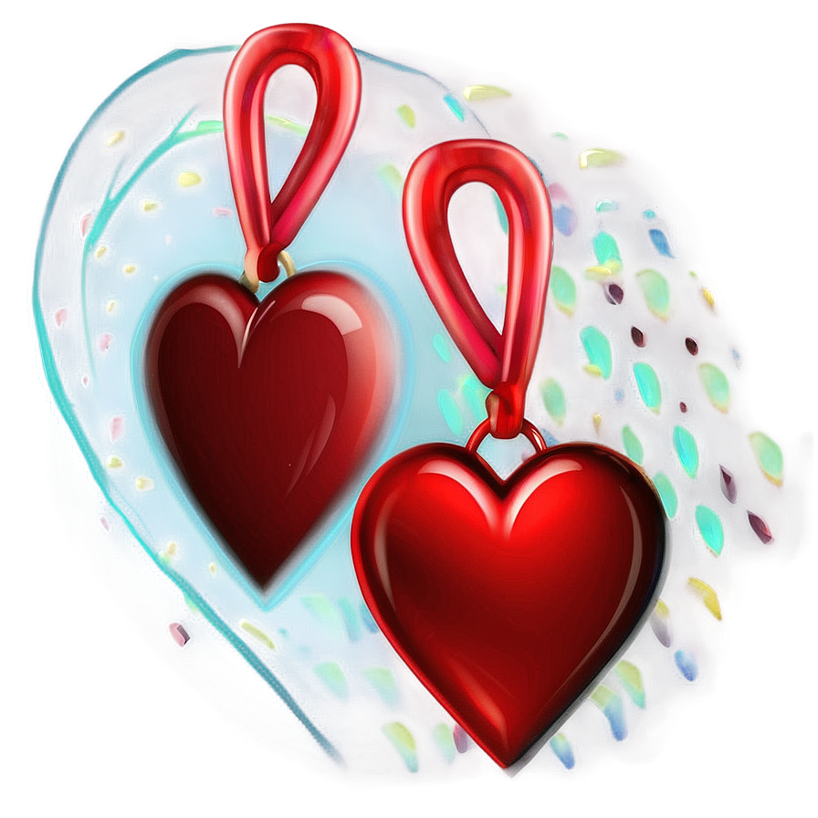 Happy Valentines Day Red Heart Png Ewp73 PNG Image