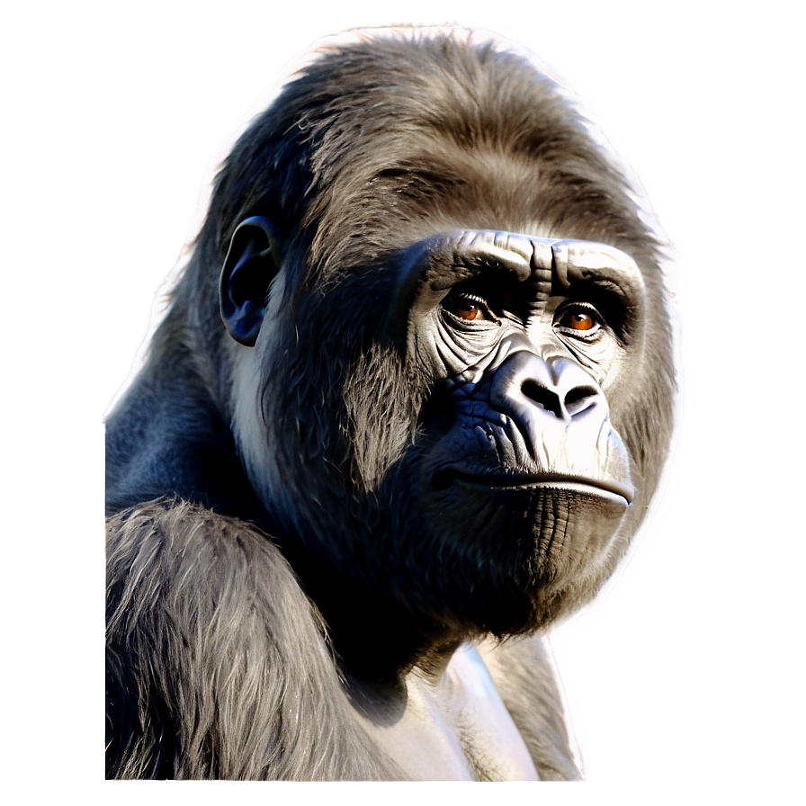 Harambe The Gorilla Portrait Png Uvf PNG Image