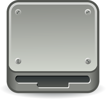 Hard Drive Icon Graphic PNG Image